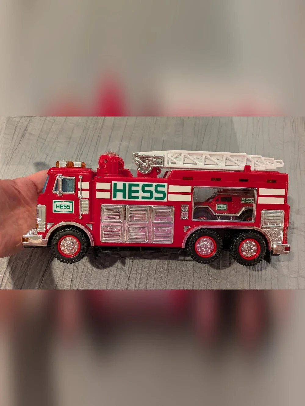 2005 Hess Emergency Fire Engine Truck with Rescue Vehicle New In Box Vintage Toy